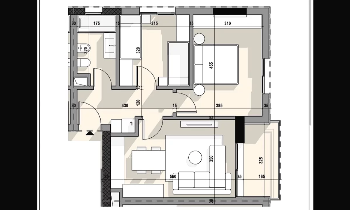 Shtepi ne shitje Apartament ne Tirane, 2+1, Mobilimi Bosh, pa mobiluar, Pagesa 131,392  Euro.