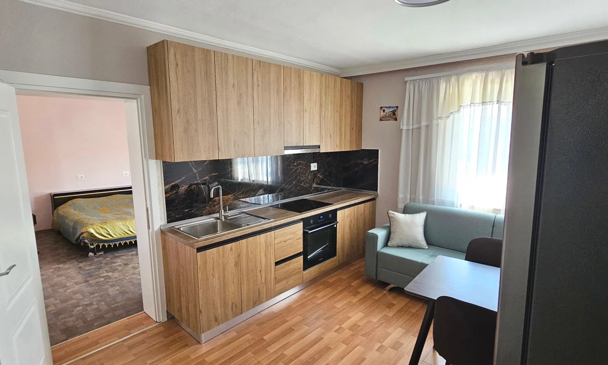 Shtepi me qera Apartament ne Tirane, 1+1, Mobilimi E mobiluar, Pagesa 50,000  Leke.