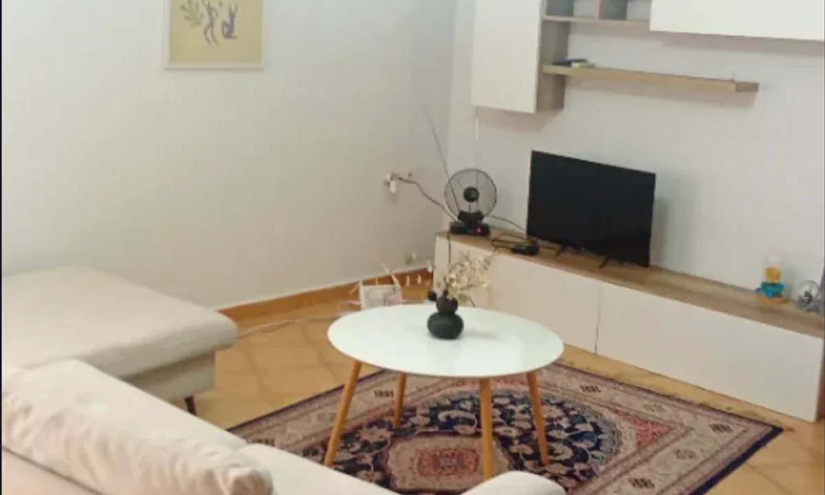 Shtepi me qera Apartament ne Tirane, 1+1, Mobilimi E mobiluar, Pagesa 580  Euro.