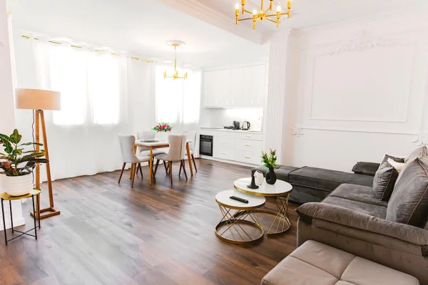 Shtepi me qera Apartament ne Tirane, 1+1, Mobilimi E mobiluar, Pagesa 60,000  Leke.