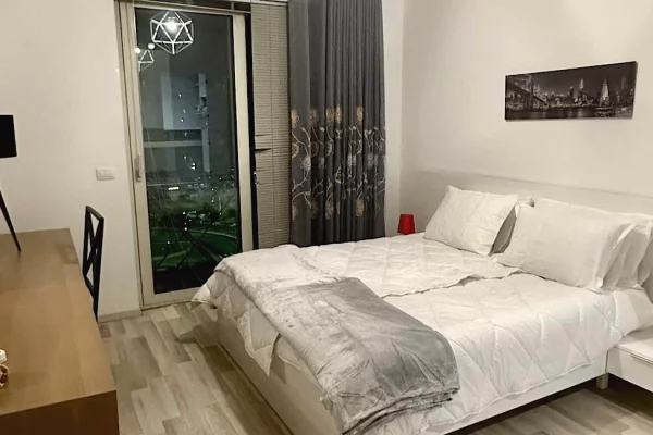 Shtepi me qera Apartament ne Tirane, 1+1, Mobilimi E mobiluar, Pagesa 130,000  Leke.