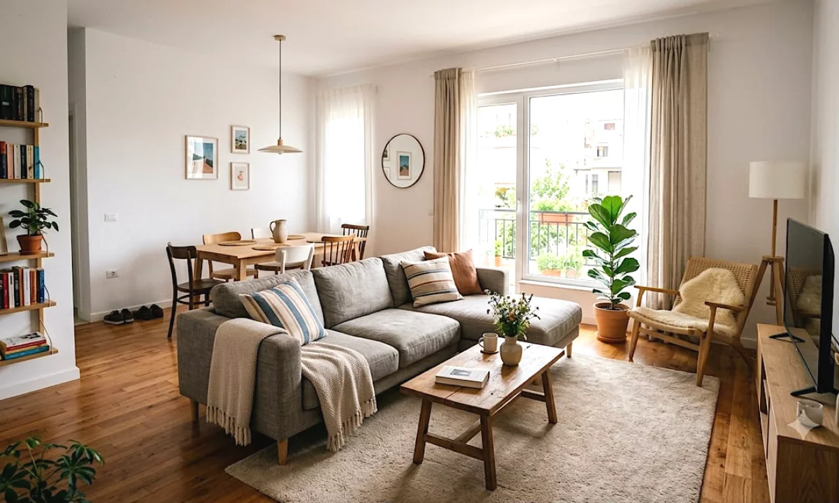 Shtepi me qera Apartament ne Tirane, 2+1, Mobilimi E mobiluar, Pagesa 50,000  Leke.