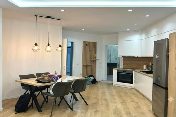 Shtepi me qera Apartament ne Tirane, 1+1, Mobilimi E mobiluar, Pagesa 65,000  Leke.