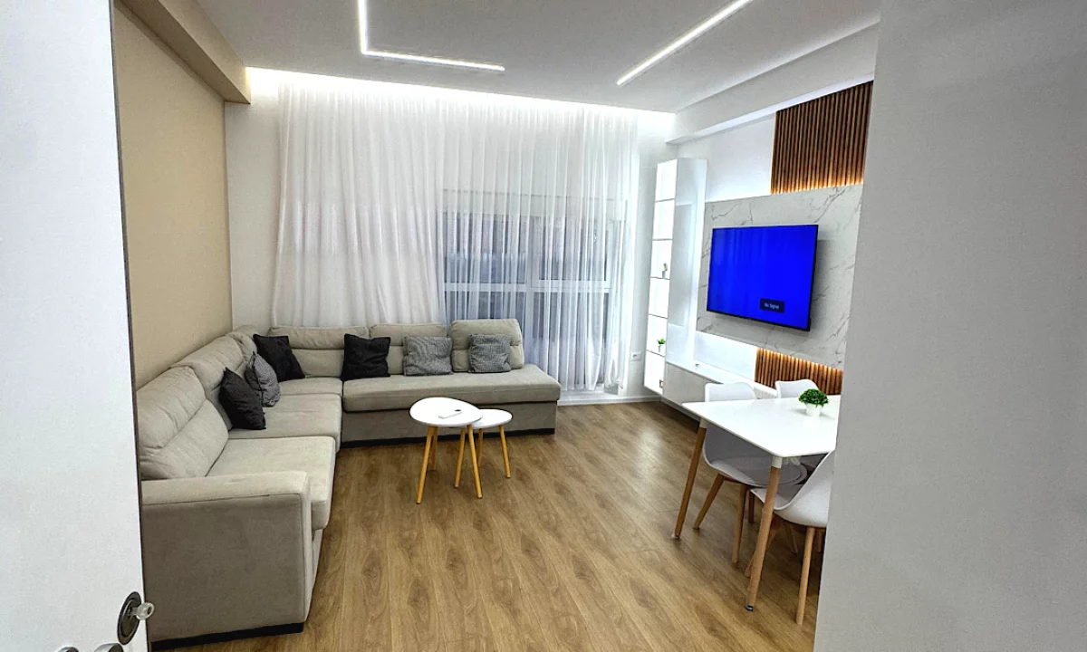 Shtepi me qera Apartament ne Tirane, 1+1, Mobilimi E mobiluar, Pagesa 50,000  Leke.