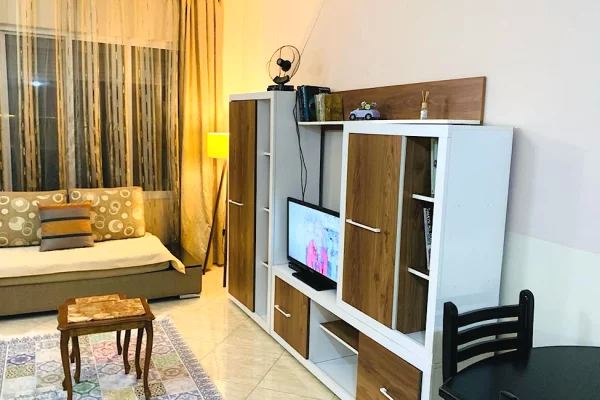 Shtepi me qera Apartament ne Tirane, 1+1, Mobilimi E mobiluar, Pagesa 60,000  Leke.