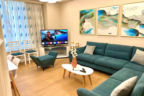 Shtepi me qera Apartament ne Tirane, 1+1, Mobilimi E mobiluar, Pagesa 60,000  Leke.