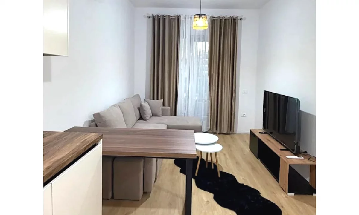 Shtepi me qera Apartament ne Tirane, 1+1, Mobilimi E mobiluar, Pagesa 45,000  Leke.