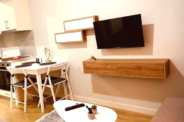 Shtepi me qera Apartament ne Tirane, 1+1, Mobilimi E mobiluar, Pagesa 60,000  Leke.