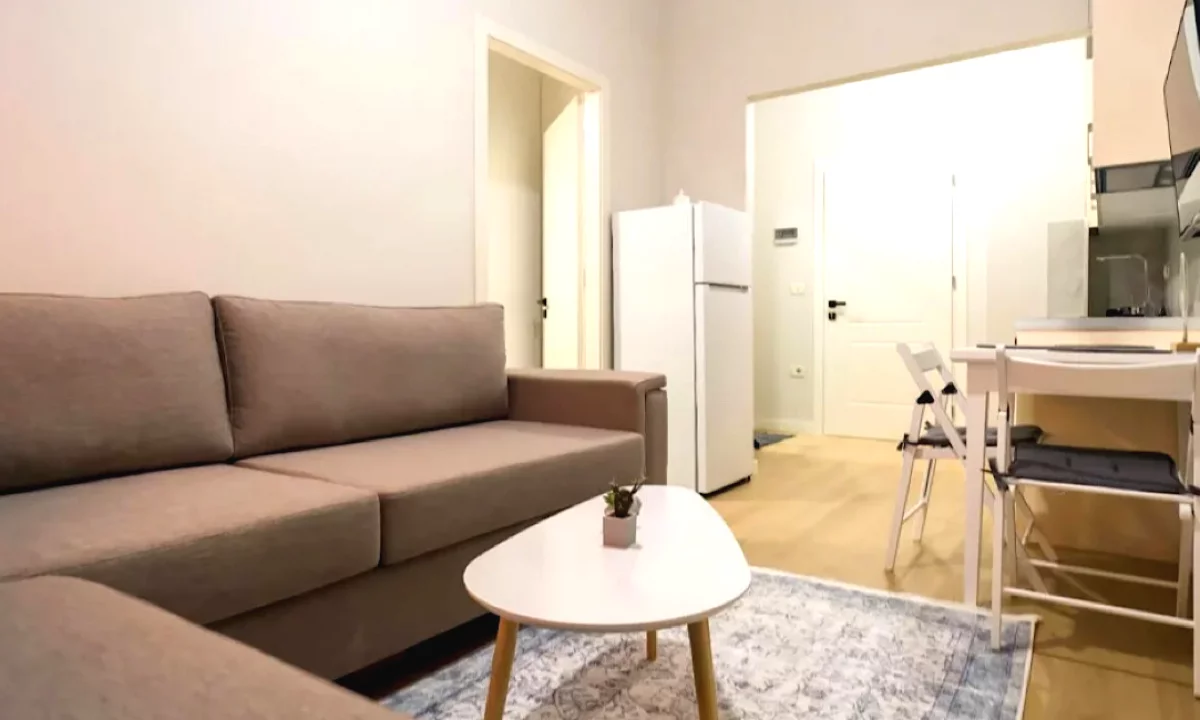 Shtepi me qera Apartament ne Tirane, 1+1, Mobilimi E mobiluar, Pagesa 60,000  Leke.