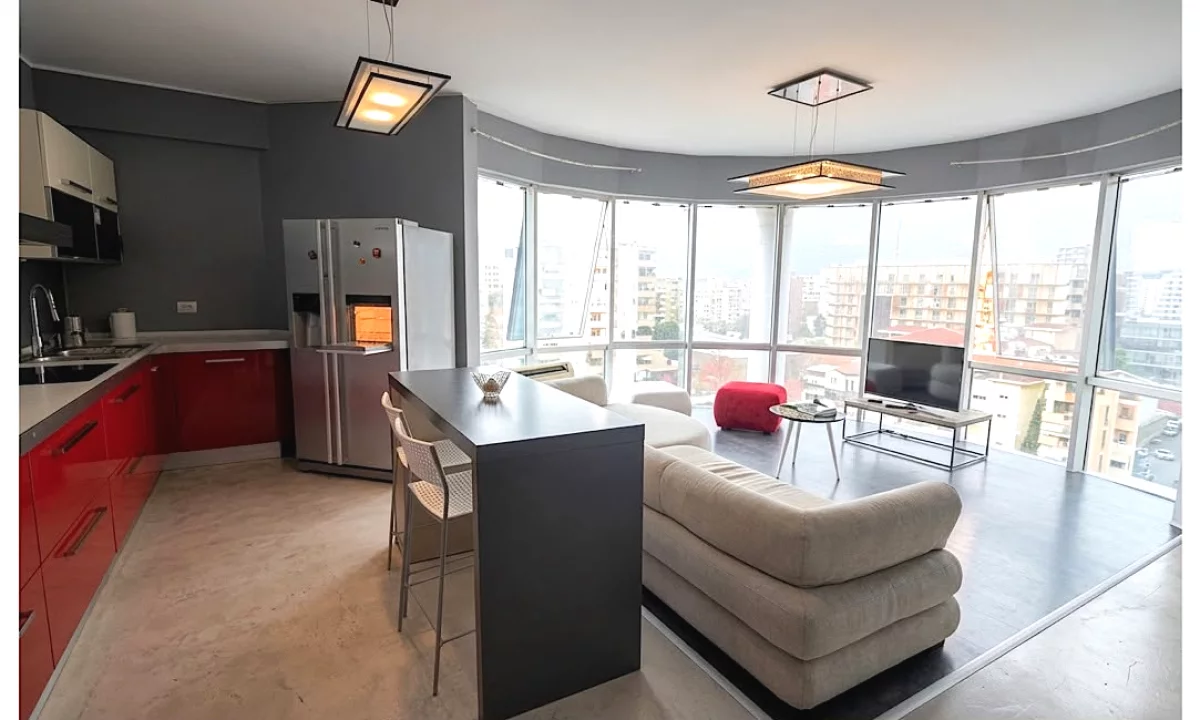 Shtepi me qera Apartament ne Tirane, 2+1, Mobilimi E mobiluar, Pagesa 870  Euro.
