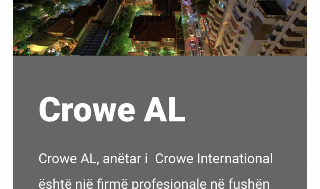 Sherbime Financiare Ofron sherbime Auditimi, Konsulenca, Ndertim i planit te llogarive Kontabel etj.