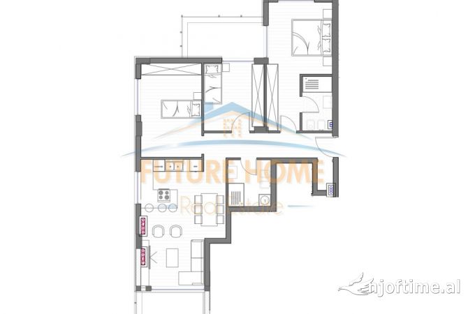 Apartment for sale in Tirana 3+1, Emty