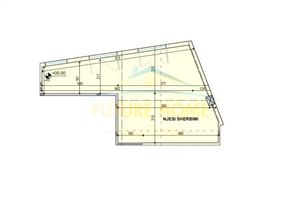 Ambiente Commerciale in Affitto 3+1 a Tirana - 650 Euro