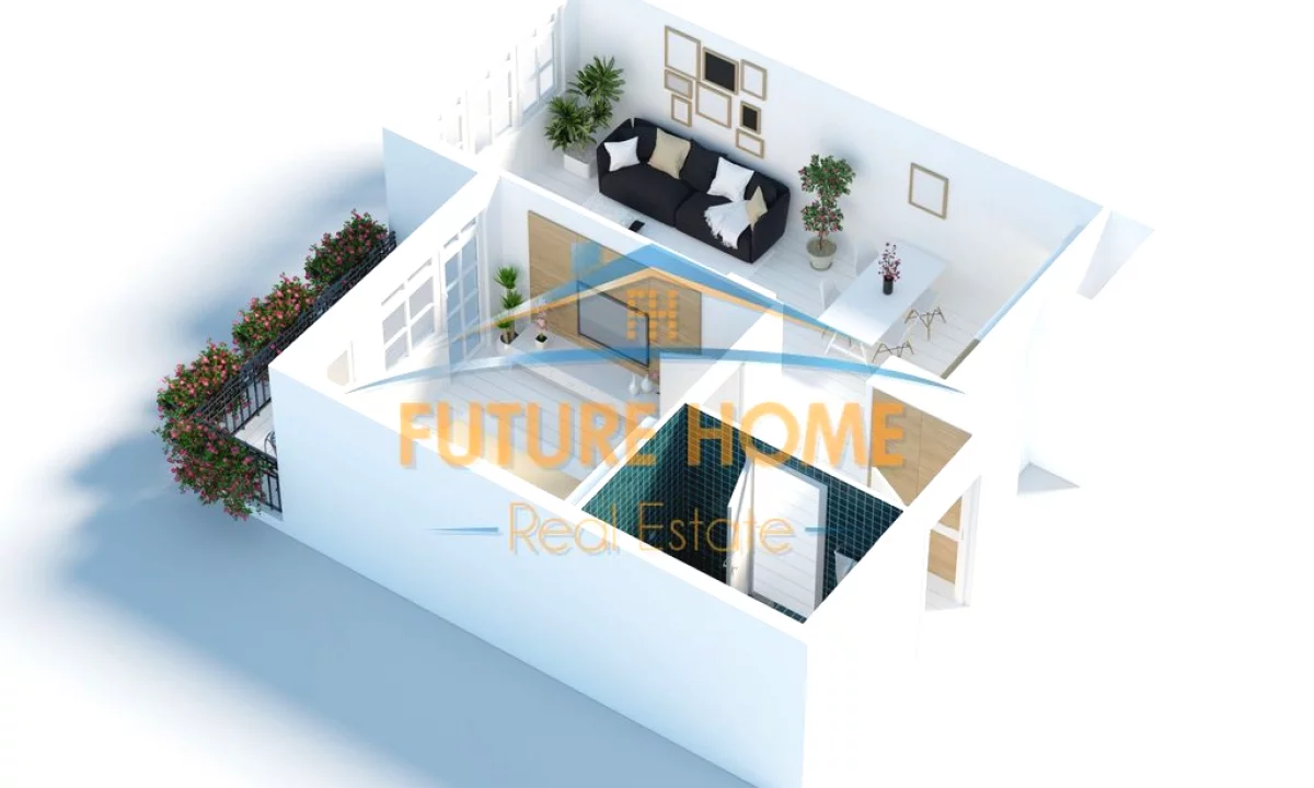 Shtepi me qera Apartament ne Tirane, 1+1, Mobilimi Bosh, pa mobiluar, Pagesa 60,000  Leke.