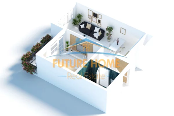 Apartament 1+1 per qira tek Rruga e Dibres