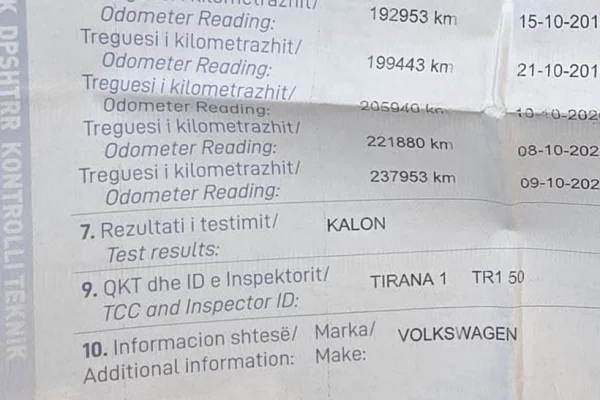 Makina ne shitje ne Tirane, Volkswagen, 2006 Diesel,Kambio Automatik Pagesa 3,800  Euro.