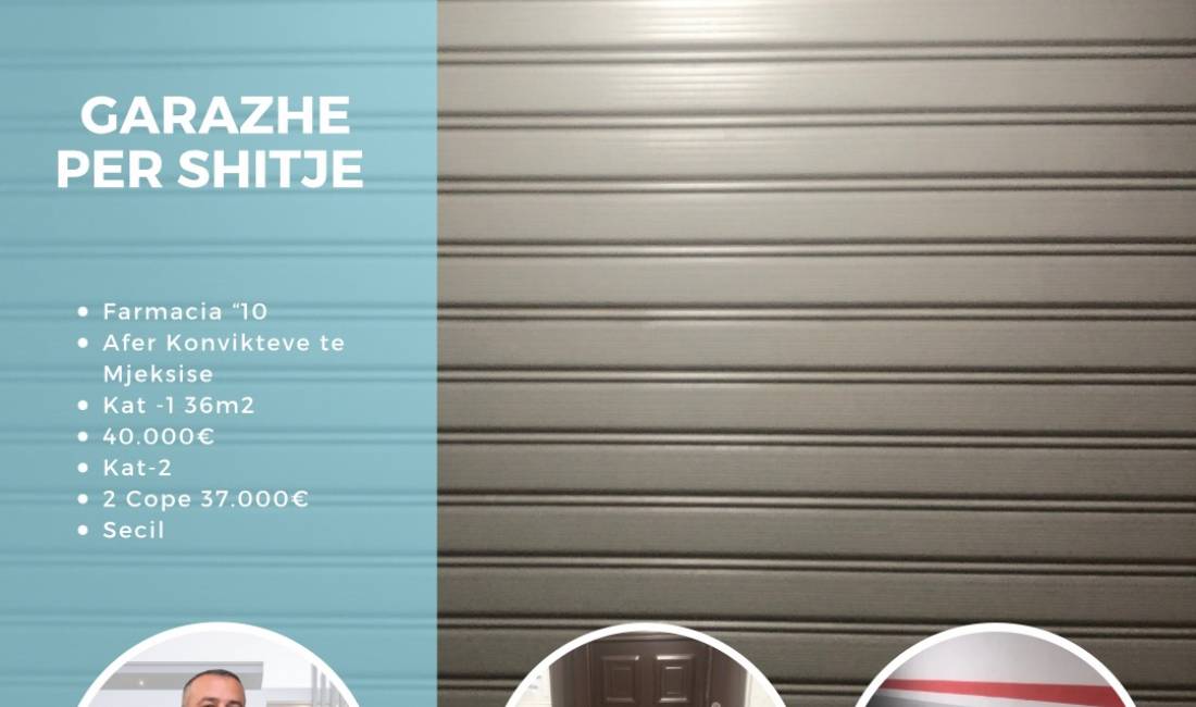 3 Garazhe /Magazina per shitje te Farmacia 10