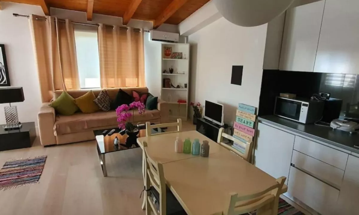Shtepi me qera Apartament ne Tirane, 1+1, Mobilimi E mobiluar, Pagesa 500  Euro.
