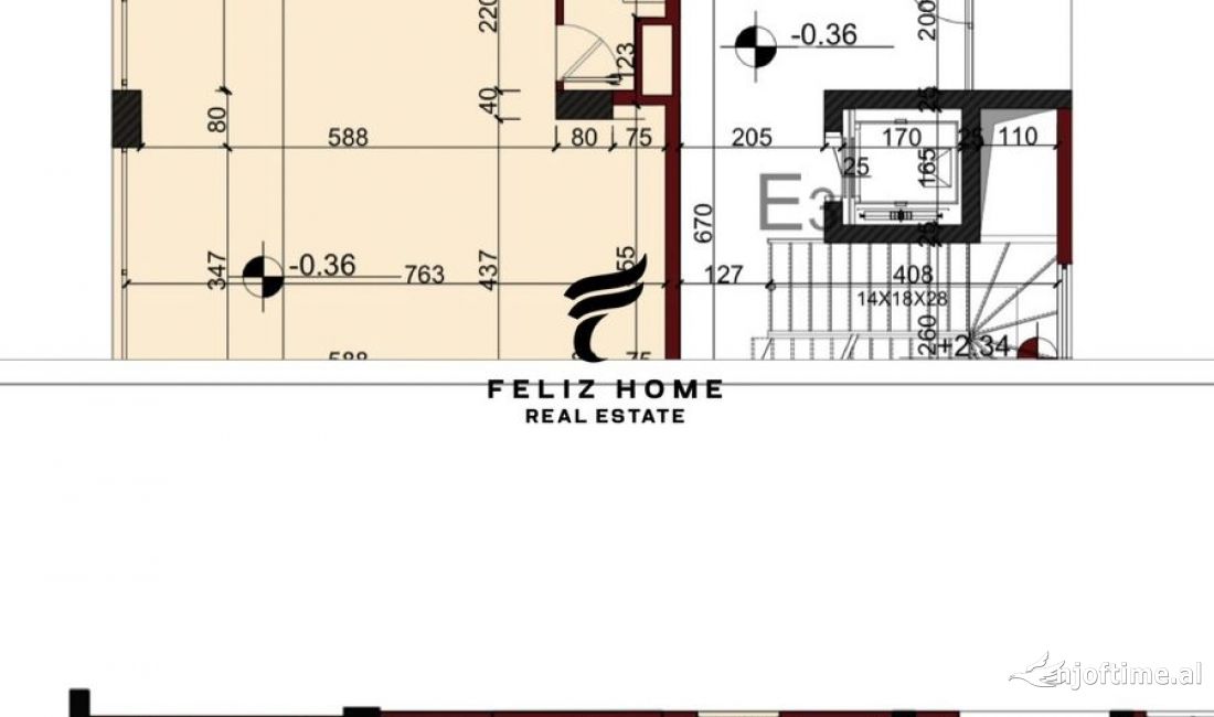 AMBIENT BIZNESI ME QERA 350 M2 PORCELANI 7000 EURO