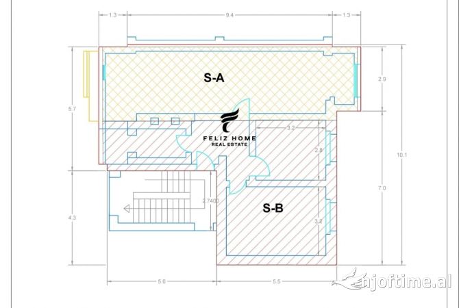 AMBIENT BIZNESI ME QERA 95 M2 21 DHJETORI 750 EURO