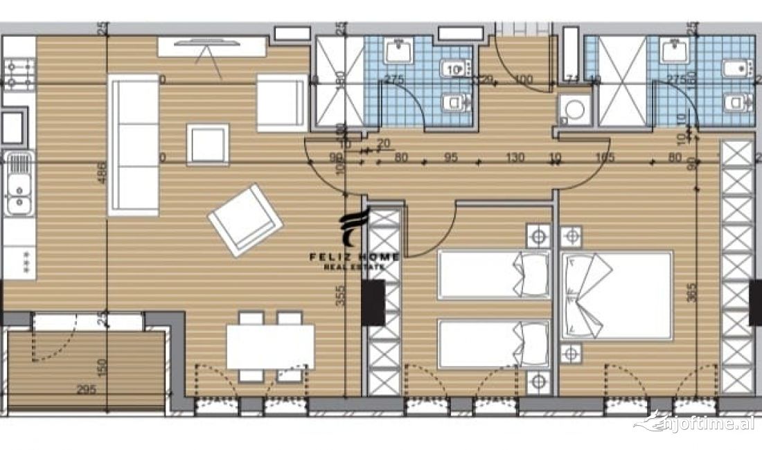 Shtepi ne shitje Apartament ne Tirane, 2+1, Mobilimi Bosh, pa mobiluar, Pagesa 120,000  Euro.