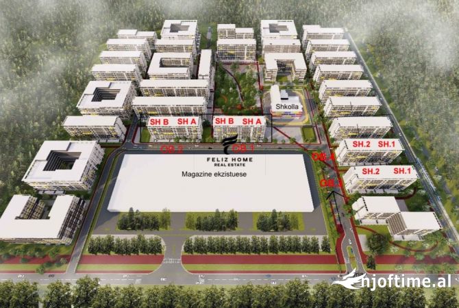 Shtepi ne shitje Apartament ne Tirane, 2+1, Mobilimi Bosh, pa mobiluar, Pagesa 123,600  Euro.