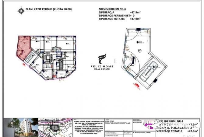 Business Property in Sale 1+1 in Tirana - 168,000 Euro