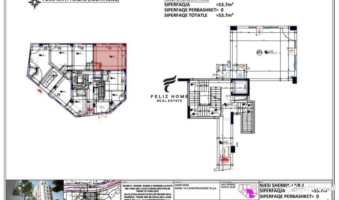 SHITET DYQAN 53 M2 TREGU ELEKTRIK 188.000 EURO