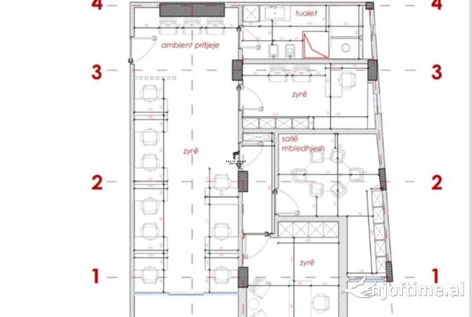 ZYRE ME QERA 120 M2 PRANE TVSH 1.700 EURO