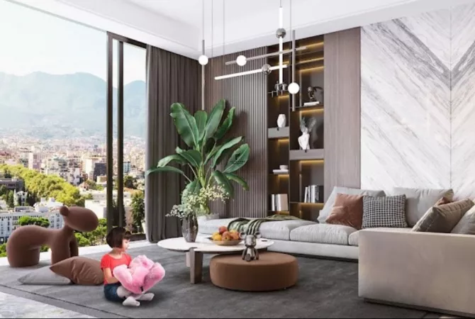 Shtepi ne shitje Apartament ne Tirane, 2+1, Mobilimi E mobiluar, Pagesa 688,000  Euro.