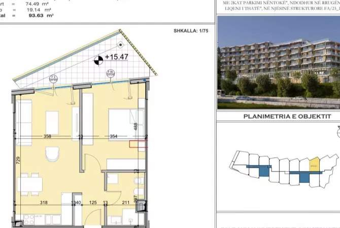 Shtepi ne shitje 1+1 ne Tirane - 248,000 Euro