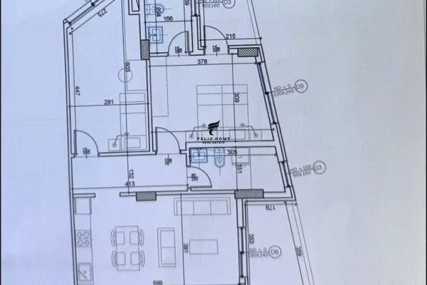 Shtepi ne shitje Apartament ne Tirane, 2+1, Mobilimi Bosh, pa mobiluar, Pagesa 225,000  Euro.