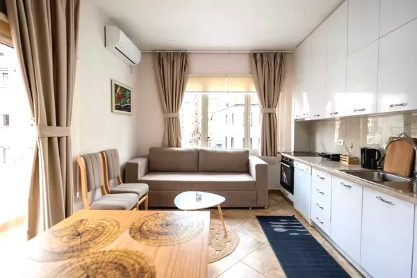 Shtepi me qera Apartament ne Tirane, 2+1, Mobilimi E mobiluar, Pagesa 600  Euro.