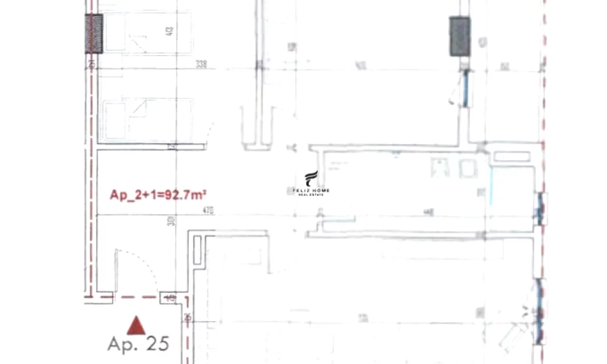 Shtepi ne shitje Apartament ne Tirane, 2+1, Mobilimi Bosh, pa mobiluar, Pagesa 113,000  Euro.