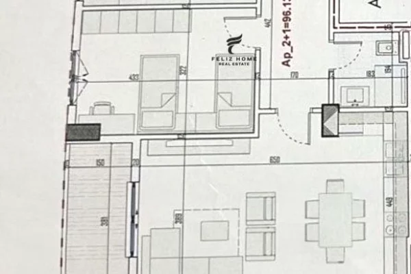 Shtepi ne shitje Apartament ne Tirane, 2+1, Mobilimi Bosh, pa mobiluar, Pagesa 115,000  Dollar.