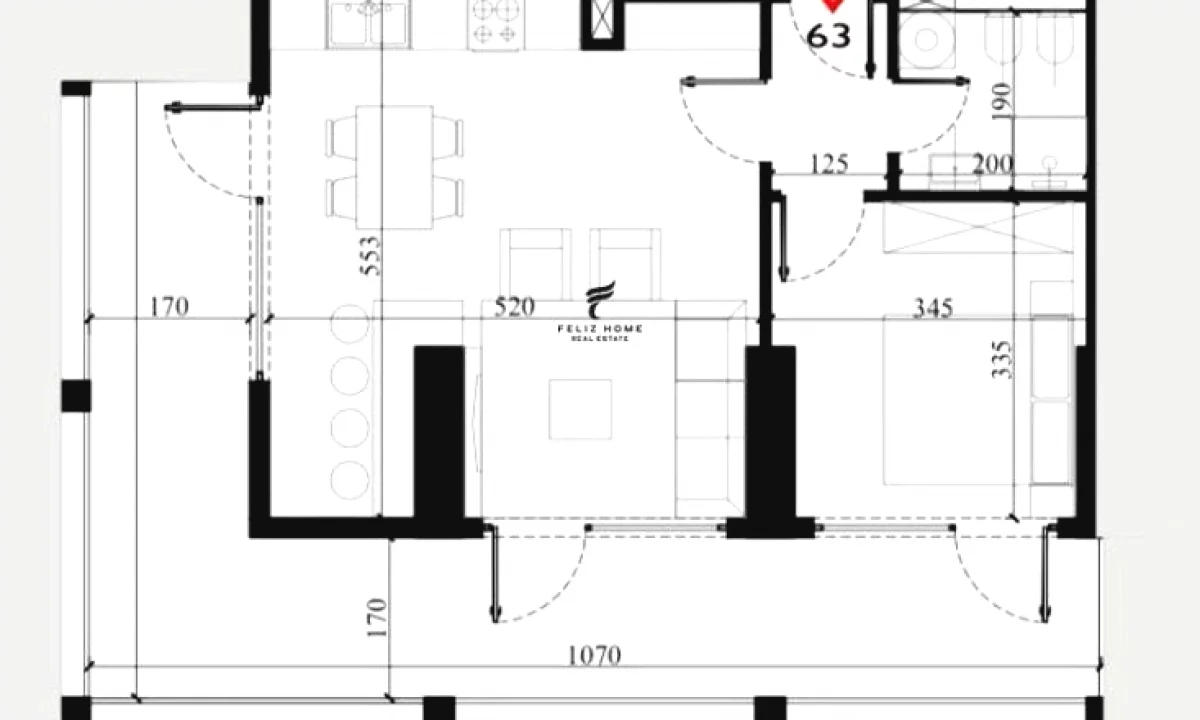 Shtepi ne shitje Apartament ne Lezhe, 1+1, Mobilimi Bosh, pa mobiluar, Pagesa 184,000  Euro.