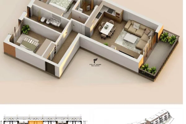 Shtepi ne shitje 2+1 ne Tirane - 212,400 Euro