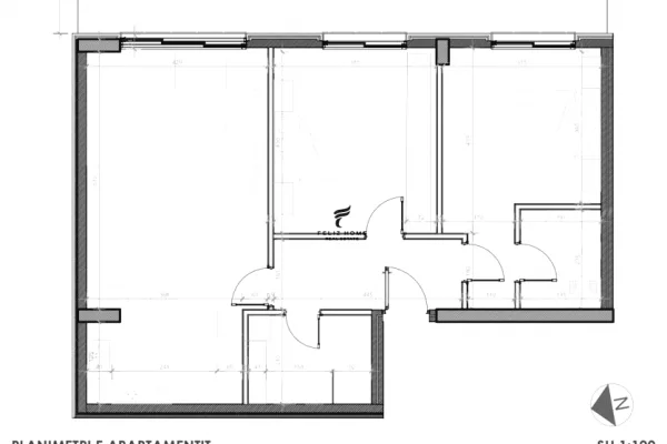 Shtepi ne shitje Apartament ne Tirane, 2+1, Mobilimi Bosh, pa mobiluar, Pagesa 279,300  Euro.