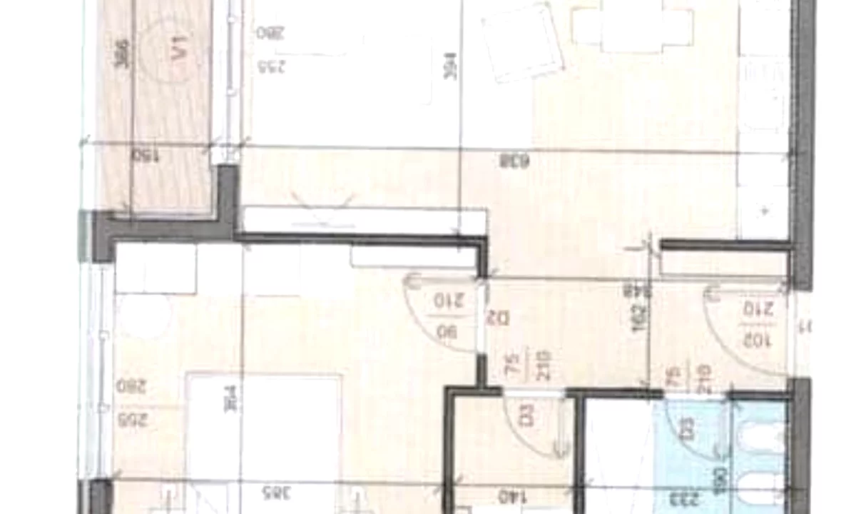 Shtepi ne shitje Apartament ne Tirane, 1+1, Mobilimi Bosh, pa mobiluar, Pagesa 141,000  Euro.