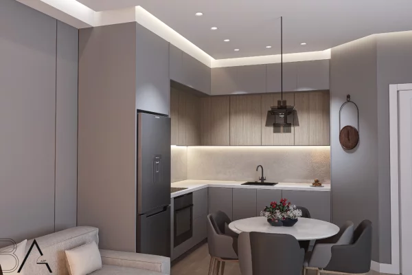 Shtepi me qera Apartament ne Tirane, 1+1, Mobilimi E mobiluar, Pagesa 600  Euro.