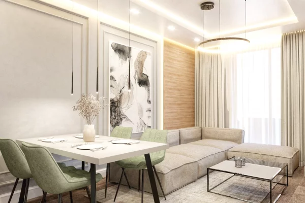 Shitet apartament 2+1+2 te Kodra e Diellit 1