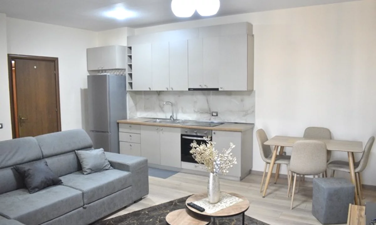 Shtepi me qera Apartament ne Tirane, 1+1, Mobilimi E mobiluar, Pagesa 60,000  Leke.