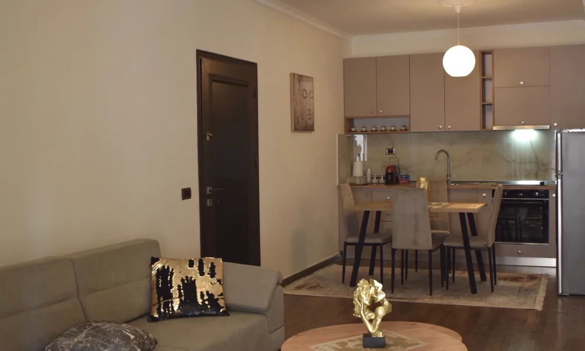 Shtepi me qera Apartament ne Tirane, 1+1, Mobilimi E mobiluar, Pagesa 37,000  Leke.