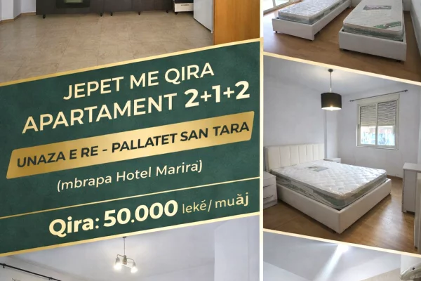 🔑 JEPET ME QIRA APARTAMENT 2+1 +2   BALLKON | ASTIR