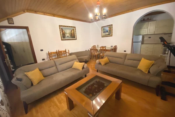 Attico(ultimo piano panoramico) in affitto a Tirana 1+1, Arredato