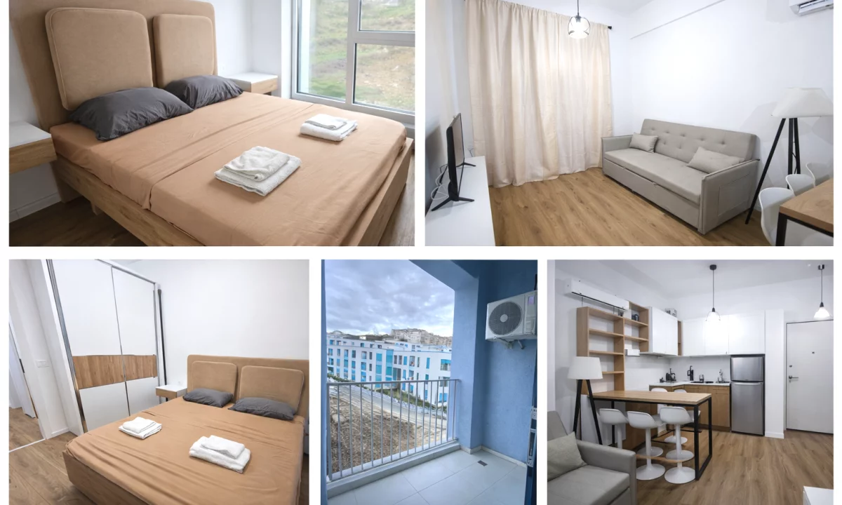 Shtepi me qera Apartament ne Tirane, 1+1, Mobilimi E mobiluar, Pagesa 430  Euro.