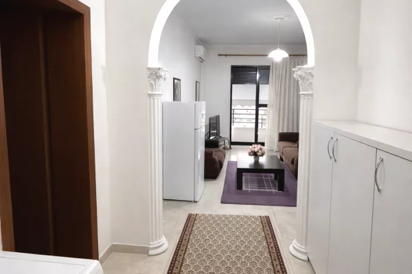 Shtepi me qera Apartament ne Tirane, 1+1, Mobilimi E mobiluar, Pagesa 45,000  Leke.
