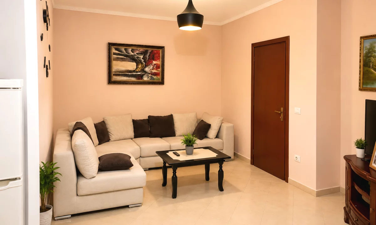 Shtepi me qera Apartament ne Tirane, 1+1, Mobilimi E mobiluar, Pagesa 40,000  Leke.
