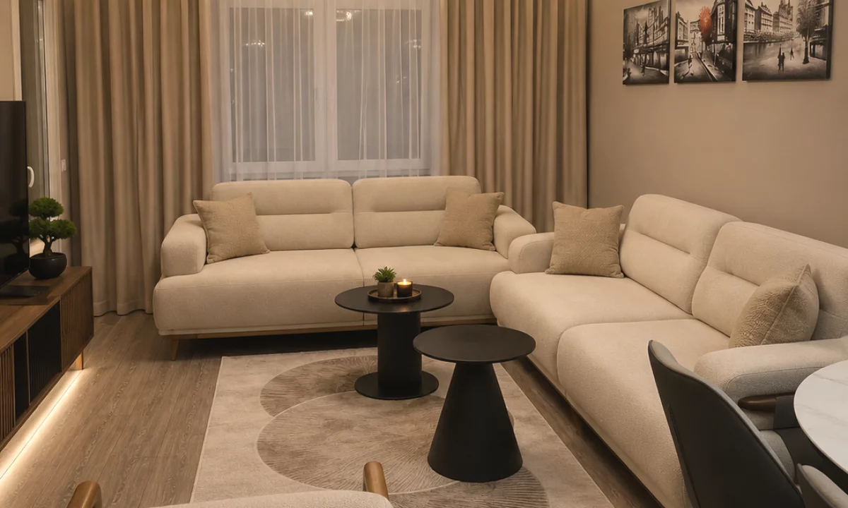 Shtepi me qera Apartament ne Tirane, 2+1, Mobilimi E mobiluar, Pagesa 70,000  Leke.