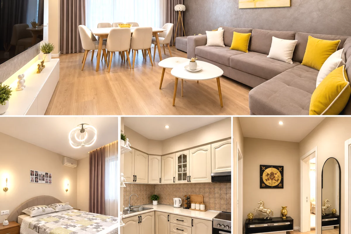 Shtepi me qera Apartament ne Tirane, 1+1, Mobilimi E mobiluar, Pagesa 60,000  Leke.